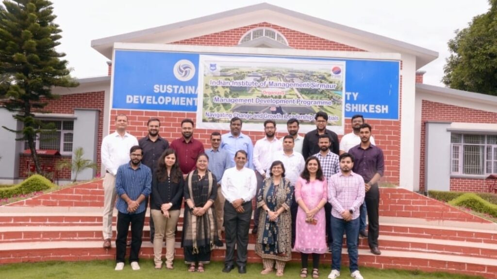 IIM Sirmaur Organized Management Development Programme on “Navigating Change and Growth: Leadership Essentials” IIM Sirmaur Organized Management Development Programme on “Navigating Change and Growth: Leadership Essentials” HIMACHAL HEADLINES