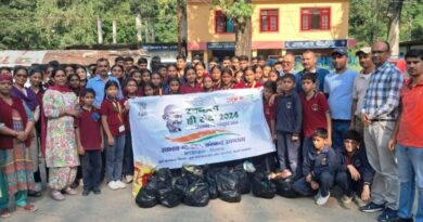 A rally was taken out in Gumma Bazaar regarding cleanliness drive HIMACHAL HEADLINES