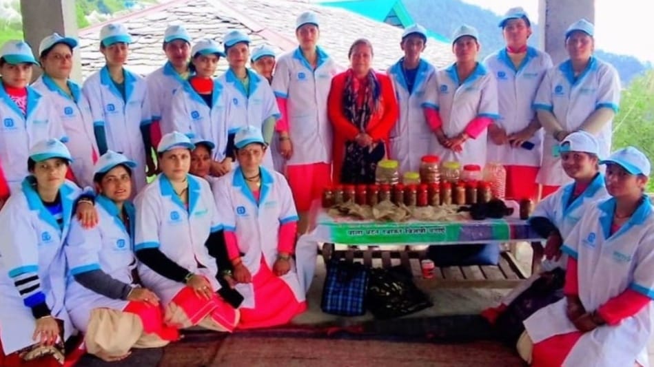 Women learned the art of making pickles and papad HIMACHAL HEADLINES