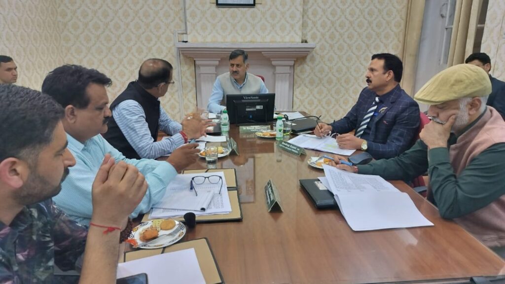 Rajesh Dharmani chairs 54th HIMUDA board meeting, Approves key developmental projects for Himachal HIMACHAL HEADLINES