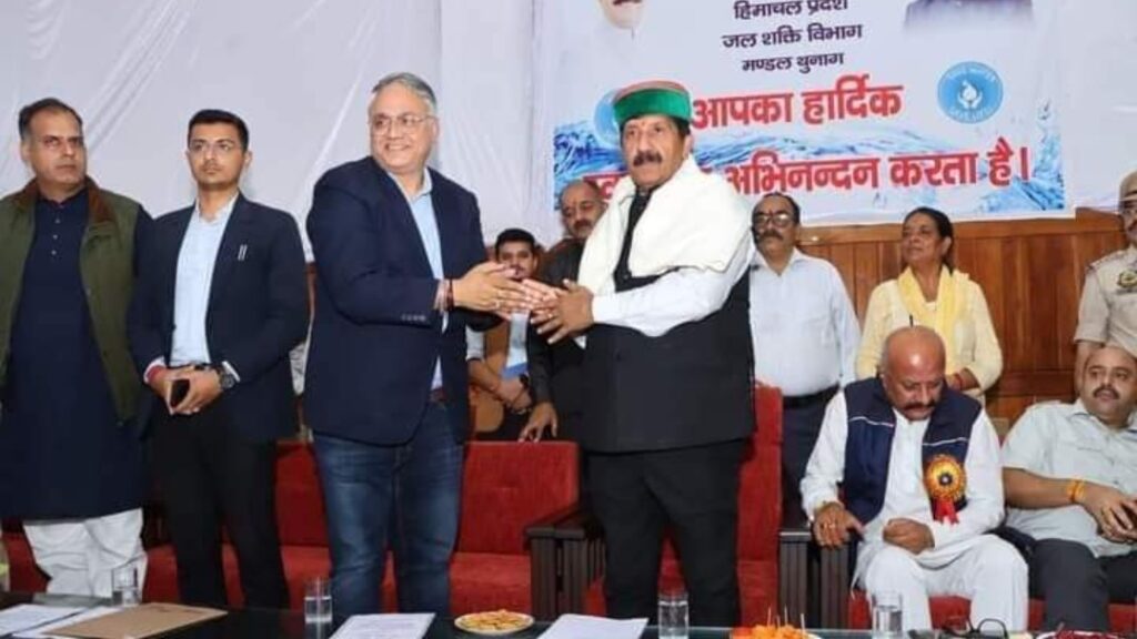 Mukesh Agnihotri laid foundation stone for development works worth Rs 7.65 crore HIMACHAL HEADLINES