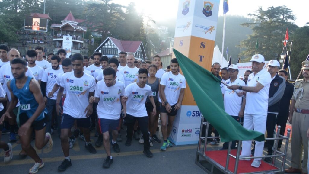 Citizens of Shimla run for drug free Himachal HIMACHAL HEADLINES