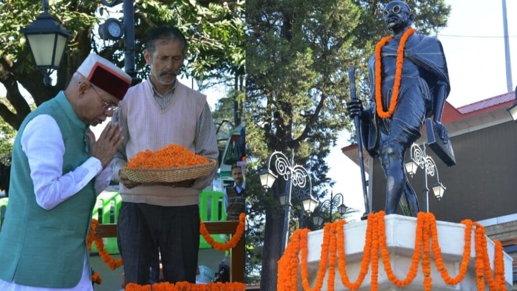 Governor Shukla pays tribute to Mahatma Gandhi and Lal Bahadur Shastri Governor Shukla pays tribute to Mahatma Gandhi and Lal Bahadur Shastri HIMACHAL HEADLINES