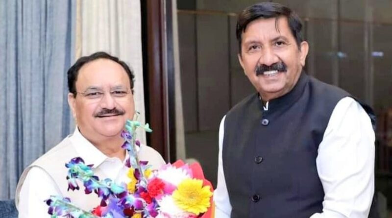 Agnihotri meets Nadda to expedite the construction of the proposed PGI Satellite Centre in Una HIMACHAL HEADLINES