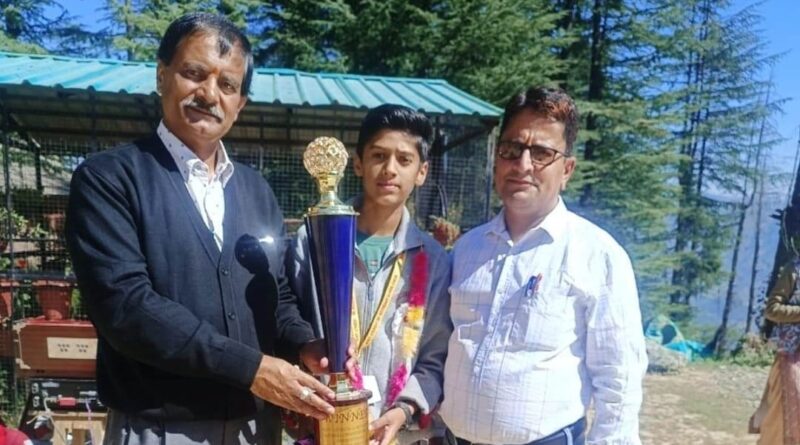 Shivansh of Chiyog School first in shloka recitation competition HIMACHAL HEADLINES