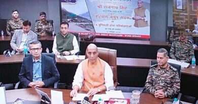 Defence Minister dedicates five infrastructure projects for Himachal HIMACHAL HEADLINES