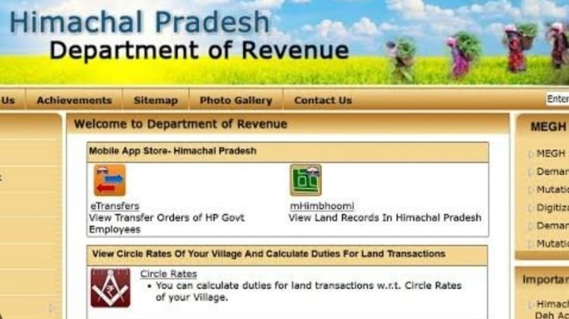 Himachal to modernizes revenue records HIMACHAL HEADLINES