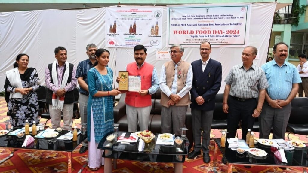 World Food Day celebrations at Nauni - Ensure access to healthy food for all HIMACHAL HEADLINES