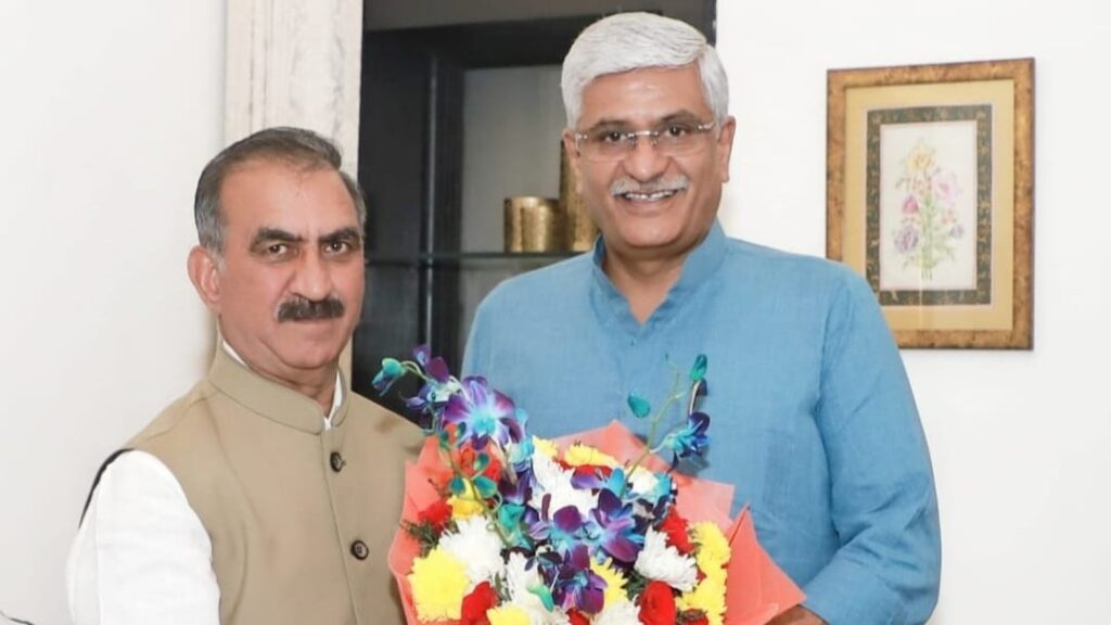 CM Sukhu urges Union Minister for support in developing tourist destinations HIMACHAL HEADLINES