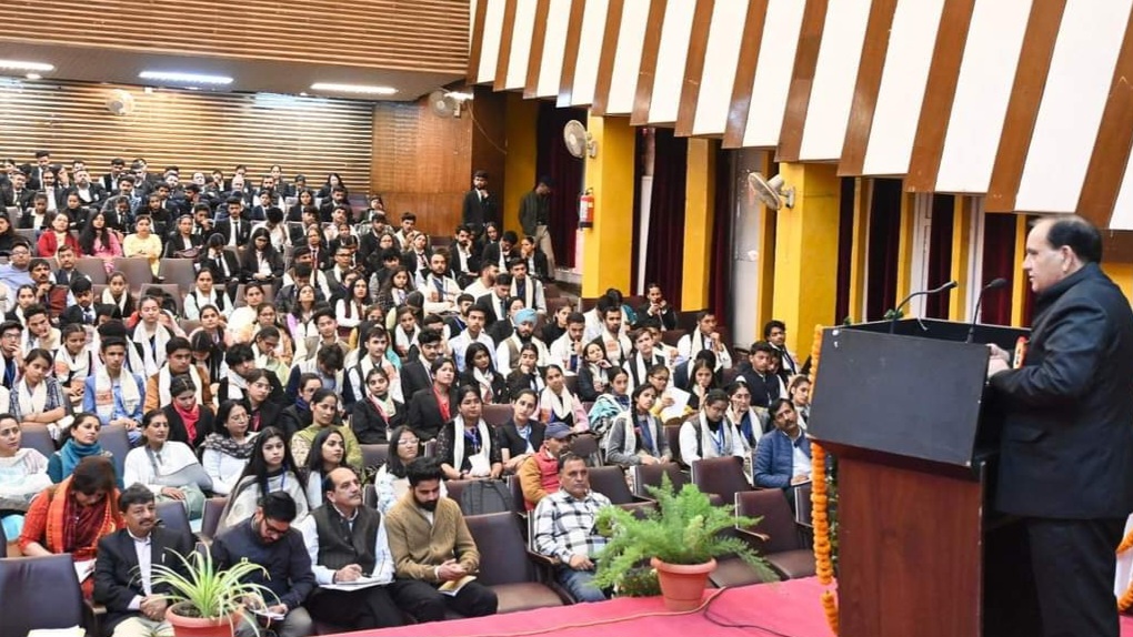 Youth Parliament 2024 at HPU: Speaker Stresses the Primacy of System Over Individuals HIMACHAL HEADLINES