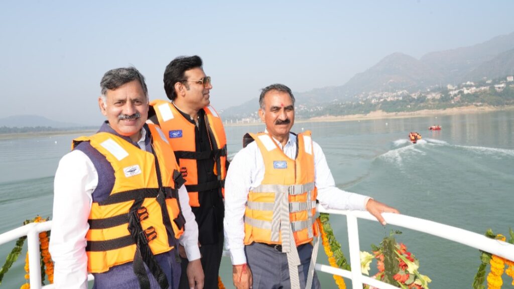 Sukhu launches water sports in Gobind Sagar Lake to boost tourism HIMACHAL HEADLINES