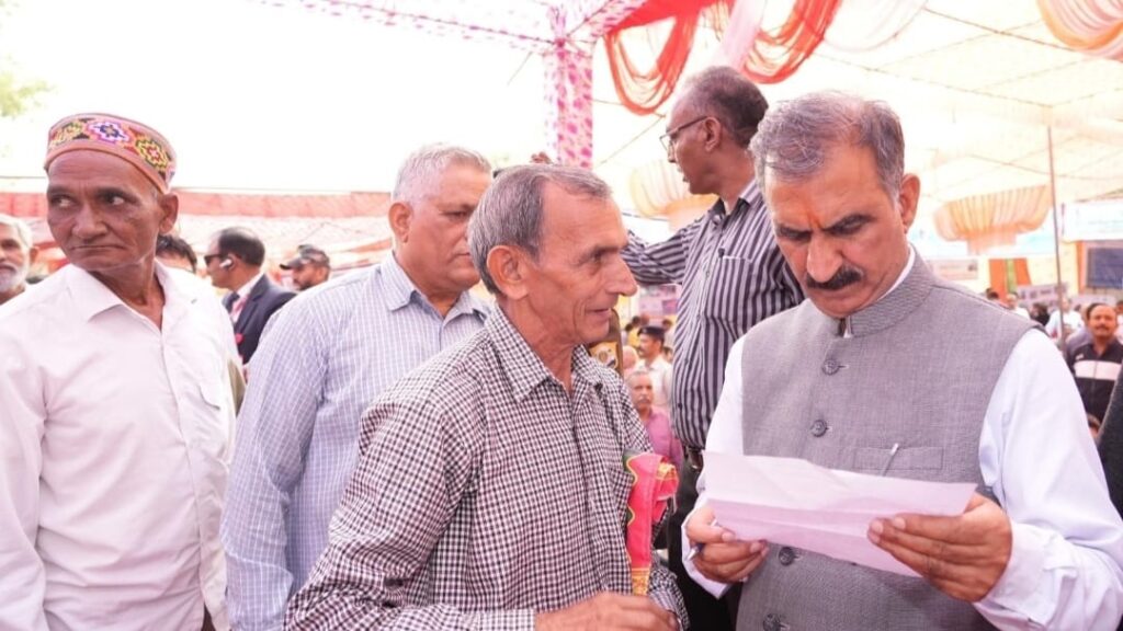 Himachal Government taking all steps to ensure public welfare: Sukhu HIMACHAL HEADLINES
