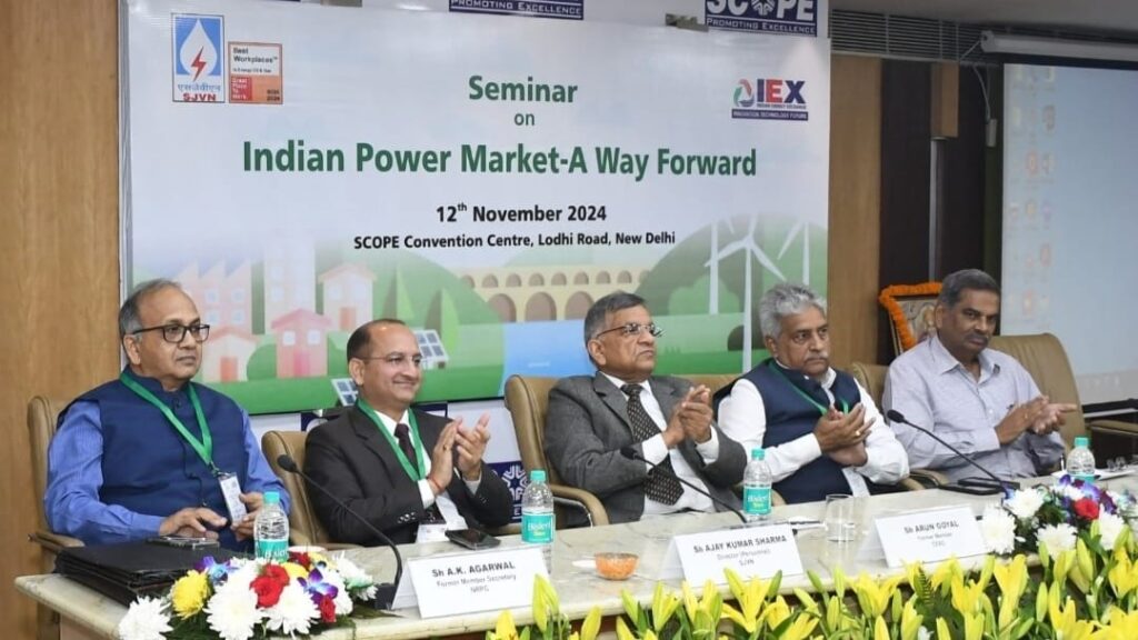 SJVN organized a Seminar on Indian Power Market – A Way Forward HIMACHAL HEADLINES