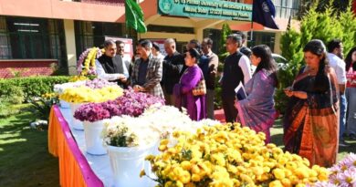 Riots of Colours at Nauni Varsity’s Chrysanthemum Day Riots of Colours at Nauni Varsity’s Chrysanthemum Day HIMACHAL HEADLINES