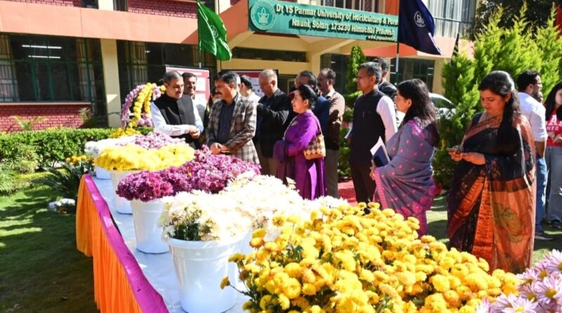 Riots of Colours at Nauni Varsity’s Chrysanthemum Day HIMACHAL HEADLINES