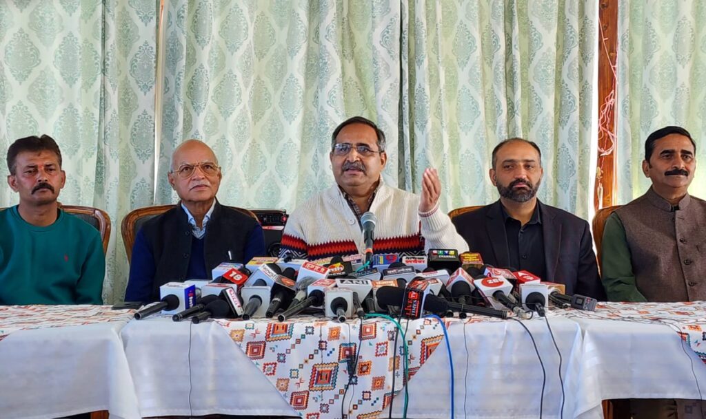 BJP leader Randhir Sharma slams Himachal Govt for mismanagement and mafia nexus HIMACHAL HEADLINES