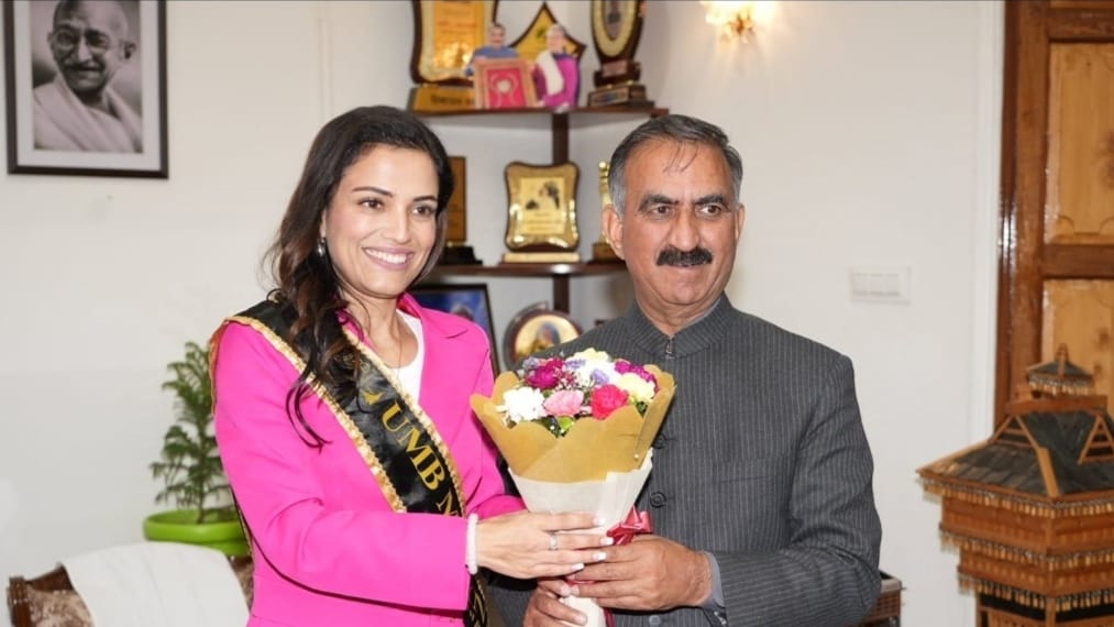 UMB Mrs. India first runner-up Akshita Sharma calls on CM Sukhu UMB Mrs. India first runner-up Akshita Sharma calls on CM Sukhu HIMACHAL HEADLINES