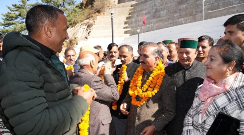 Sukhu dedicates projects worth 43.37 Cr in Kasumpati , Announces Bus service from Peeran to Shimla HIMACHAL HEADLINES