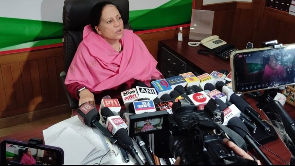 AICC has sent Vidit Chaudhary and Nitin Chauhan to form organization in the state: Pratibha HIMACHAL HEADLINES