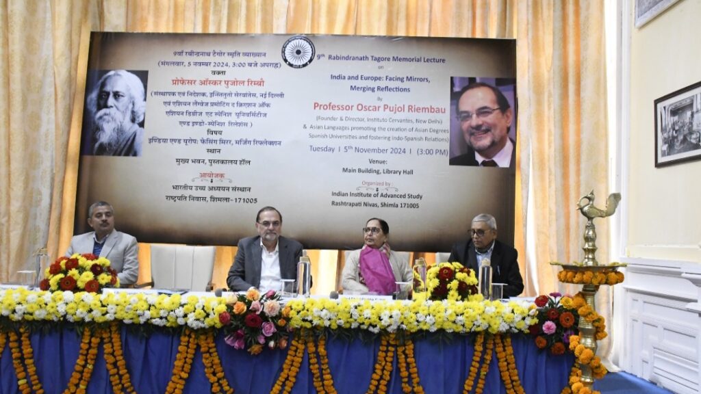9th Rabindranath Tagore Memorial Lecture at IIAS, Shimla HIMACHAL HEADLINES