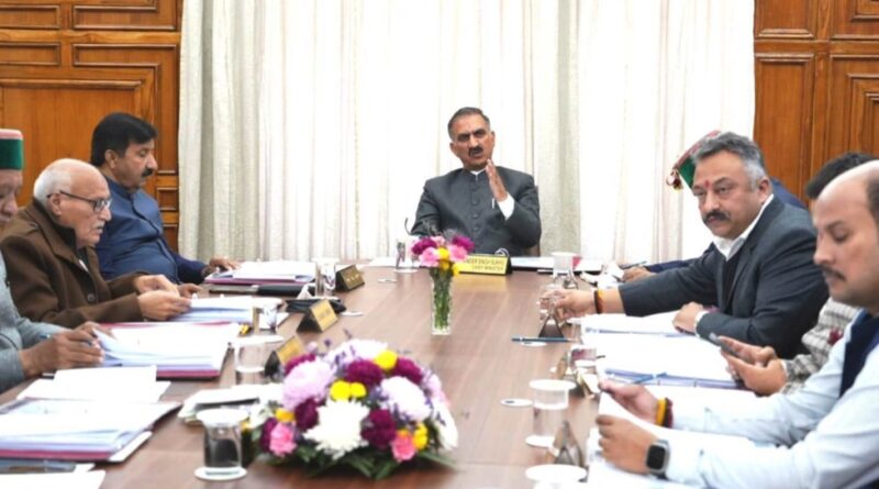 Himachal Cabinet Decisions Himachal Cabinet Decisions HIMACHAL HEADLINES