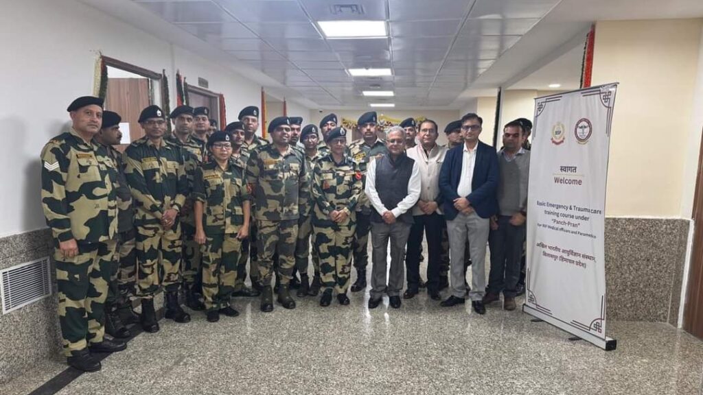 3-Day training on emergency & trauma care for BSF medical teams at AIIMS Bilaspur HIMACHAL HEADLINES
