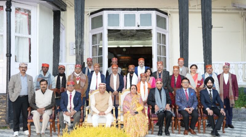 Governor Shukla honours citizens of Uttarakhand, Jharkhand HIMACHAL HEADLINES
