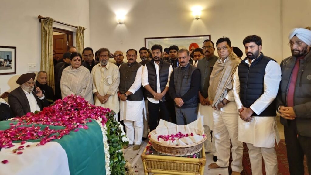 CM Sukhu Expresses Grief Over the Demise of Former Prime Minister Dr. Manmohan Singh HIMACHAL HEADLINES