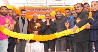Dhalli Sabzi mandi  to be completed in 18 Months, Newly built Bus Stand dedicated to people: Sukhu Dhalli Sabzi mandi  to be completed in 18 Months, Newly built Bus Stand dedicated to people: Sukhu HIMACHAL HEADLINES