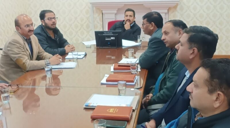 Vikramaditya directs involving local communities in planning and implementation of projects HIMACHAL HEADLINES