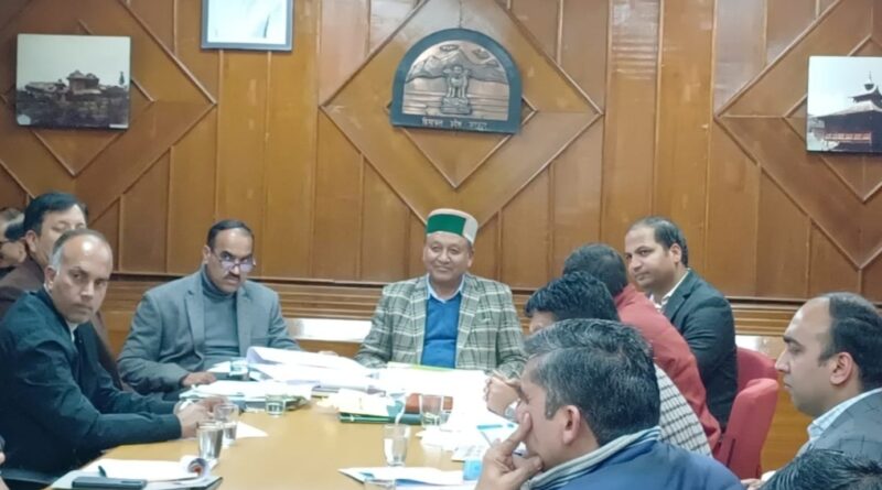 Jagat Singh Negi chairs review meeting to accelerate development in tribal areas HIMACHAL HEADLINES