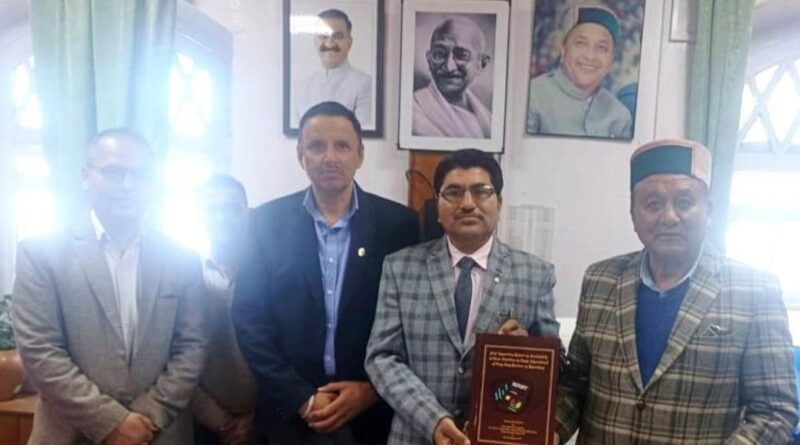 High-Level Committee submits report on Pong Dam Oustees rehabilitation to Jagat Singh Negi HIMACHAL HEADLINES