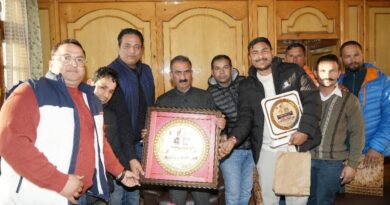 Billing Paragliding Association felicitates CM Sukhu HIMACHAL HEADLINES