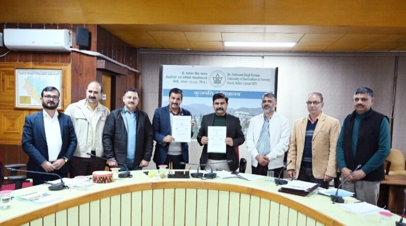 Nauni varsity to partner with Samagra Shikha for hands on training of over 11900 school students, MOU worth 2.8 crore signed HIMACHAL HEADLINES