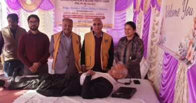 Lions Club Shimla Hosts Successful Blood Donation and Testing Camp at Ridge Maidan Lions Club Shimla Hosts Successful Blood Donation and Testing Camp at Ridge Maidan HIMACHAL HEADLINES