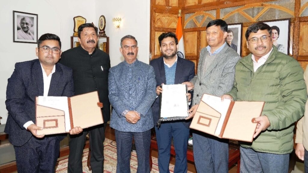 Himachal Govt signs MoU to boost Green Energy and E-Vehicle infrastructure in state: Sukhu Himachal Govt signs MoU to boost Green Energy and E-Vehicle infrastructure in state: Sukhu HIMACHAL HEADLINES