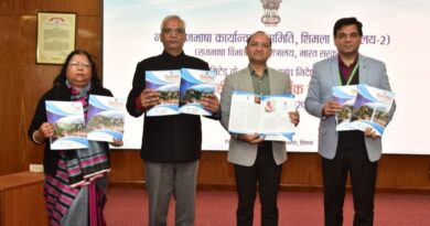 SJVN , LIC and UCO Bank awarded first prize in the annual award distribution ceremony of NARAKAS HIMACHAL HEADLINES