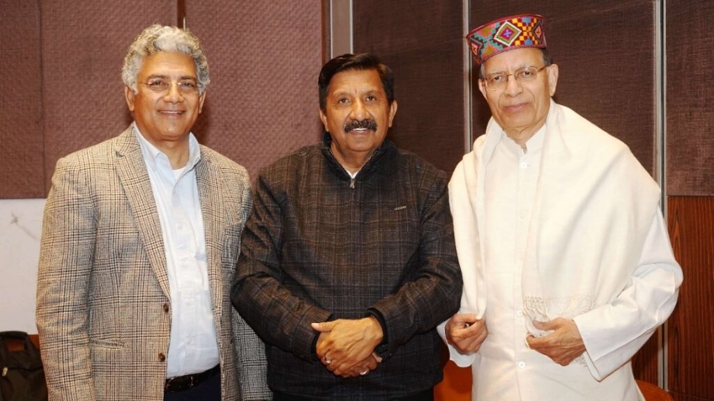Deputy CM Agnihotri meets CEO of Zscaler Jay Chaudhry HIMACHAL HEADLINES