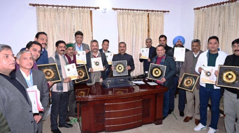 Sukhu launches environmental calendar and 50 Year's Golden Jubilee logo HIMACHAL HEADLINES