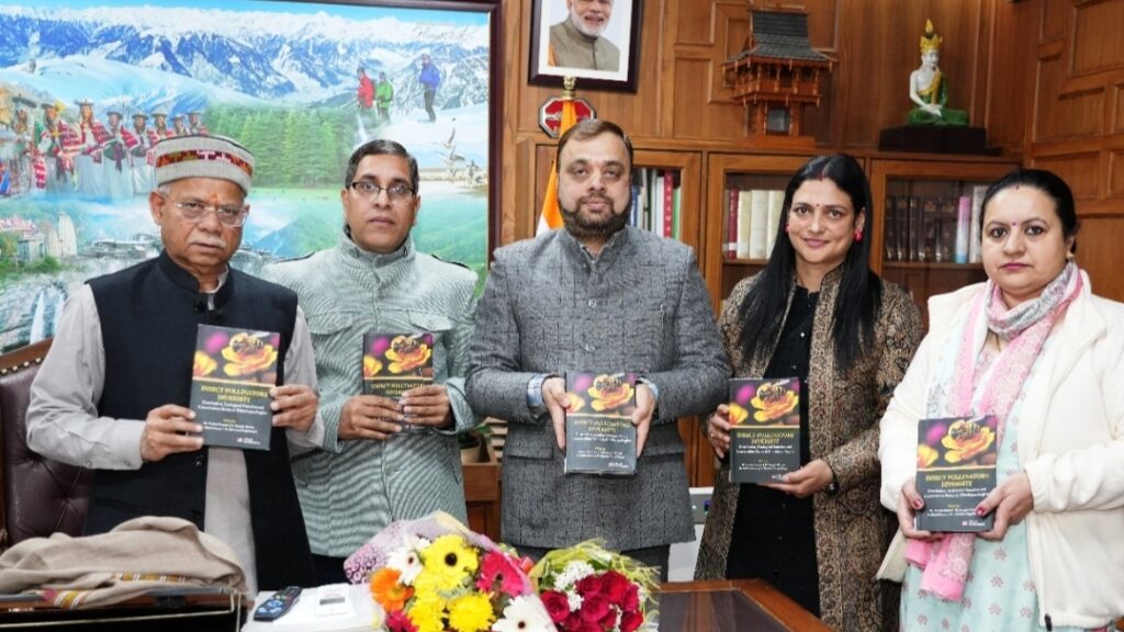 Governor Shukla releases book on Insect Pollinators Diversity Governor Shukla releases book on Insect Pollinators Diversity HIMACHAL HEADLINES