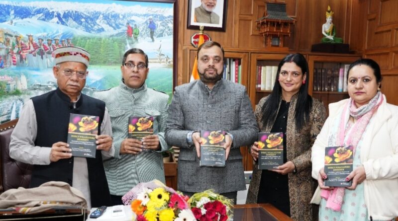Governor Shukla releases book on Insect Pollinators Diversity HIMACHAL HEADLINES