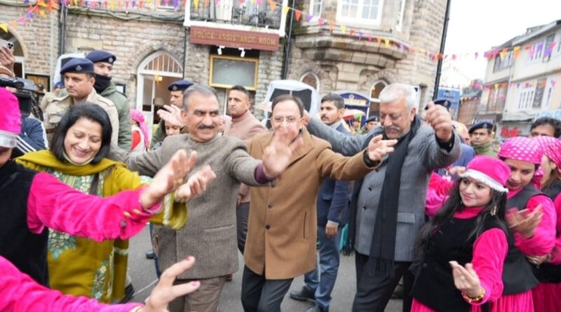 Sukhu inaugurates Shimla Winter Carnival HIMACHAL HEADLINES