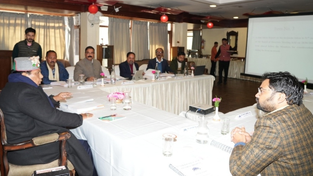 Dr. (Col.) Dhani Ram Shandil chairs 52nd BoD meeting of HPMFDC HIMACHAL HEADLINES