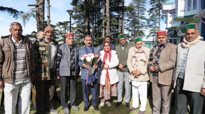 CM Sukhu receives New Year's greetings HIMACHAL HEADLINES
