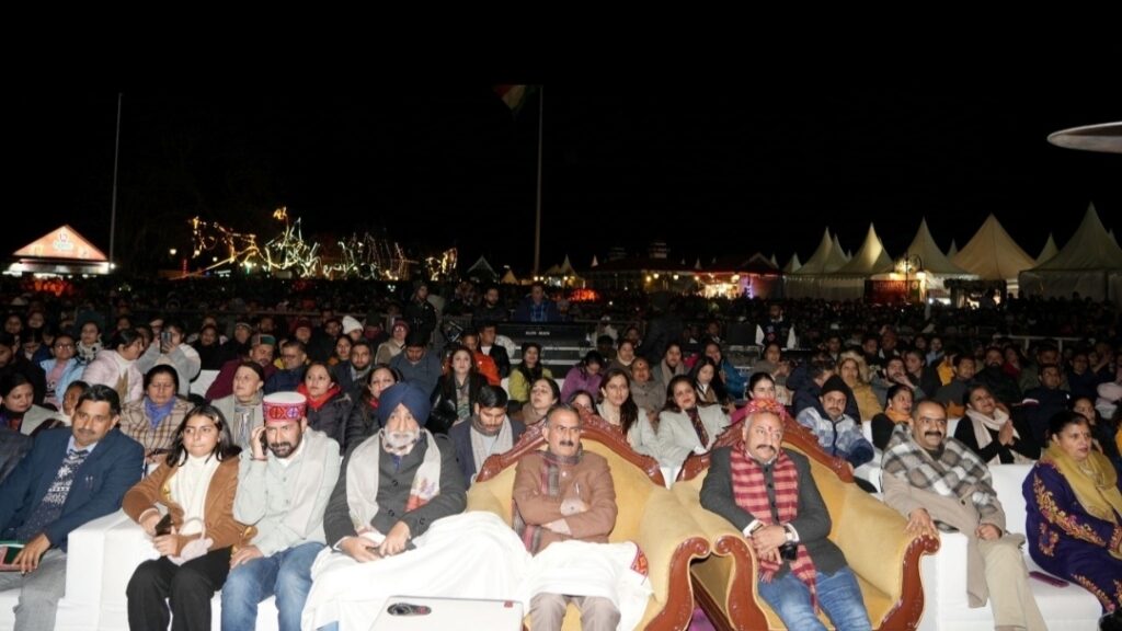 CM Sukhu graces Winter Carnival Shimla HIMACHAL HEADLINES