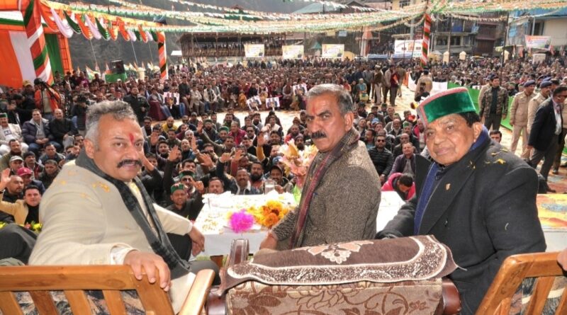 Sukhu announces Sops for Jubbal Kotkhai region HIMACHAL HEADLINES