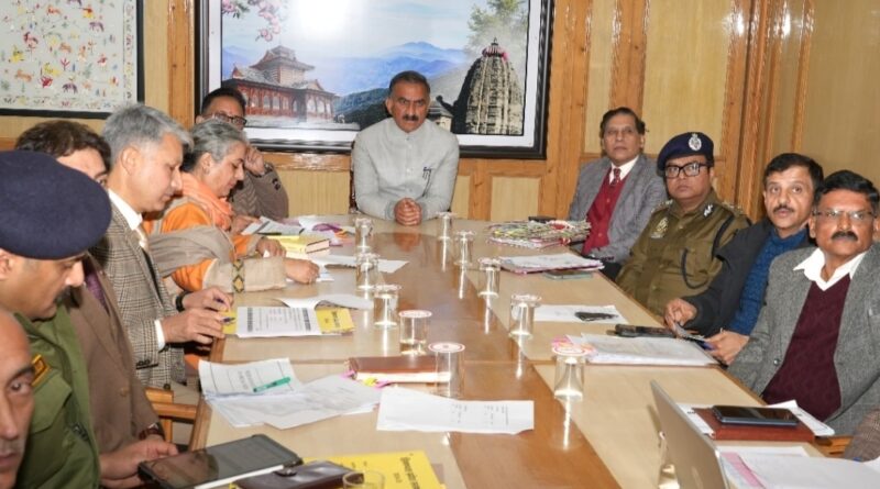 Himachal Government committed to modernize Police Department: Sukhu HIMACHAL HEADLINES