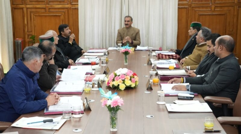 Himachal Cabinet Decisions Himachal Cabinet Decisions HIMACHAL HEADLINES