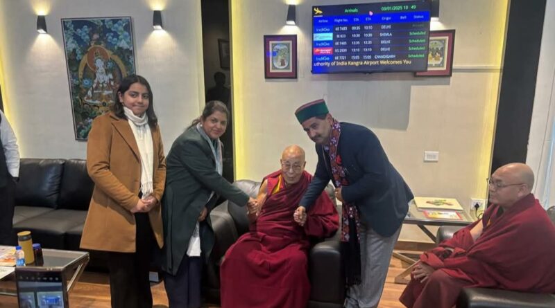 Deputy Chief Whip Keval Singh Pathania Meets Dalai Lama, Discusses Kangra’s Tourism Prospects HIMACHAL HEADLINES