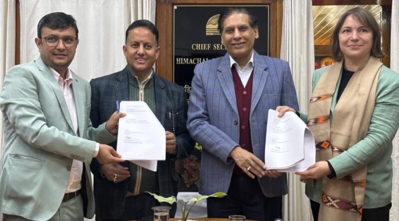 Himachal Government Signs MoU with AFD for Disaster Risk Reduction HIMACHAL HEADLINES